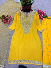 NSR 784 Faux Georgette With Embroidery Palazzo Readymade Suits Wholesale Online